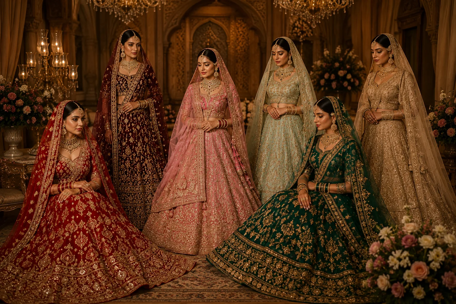 Best Bridal Lehenga Colors for Indian Weddings
