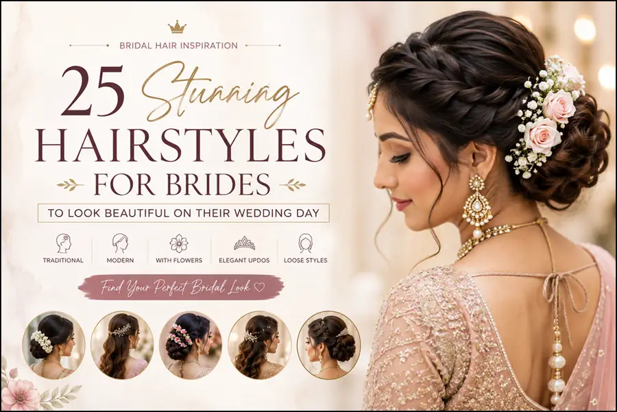 Bridal hairstyles for a beautiful wedding day