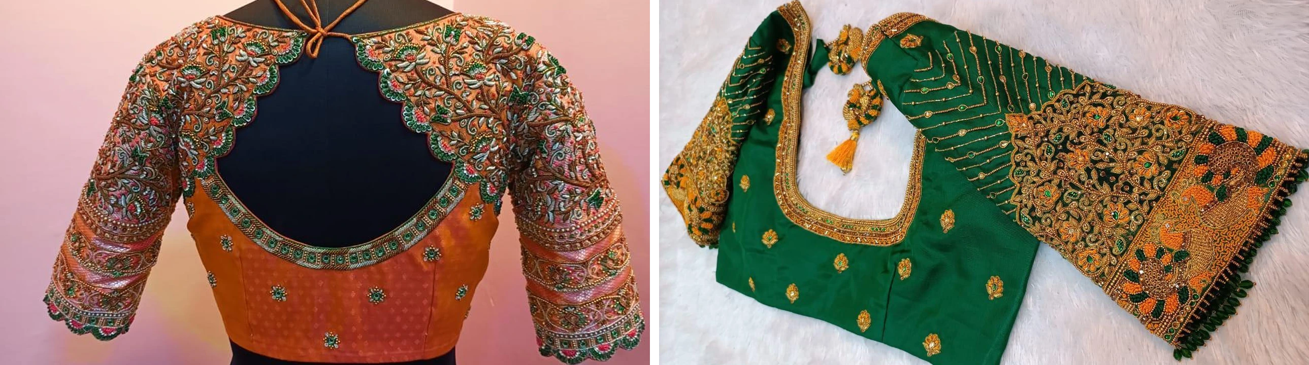 bridal lehenga embroidery Coimbatore