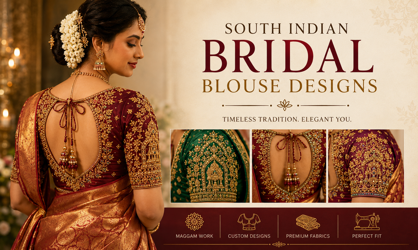 South Indian Bridal Blouse Designs: Timeless Elegance for Every Bride